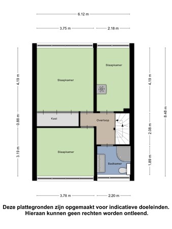 Floorplan - Lekstraat 26, 8303 LS Emmeloord